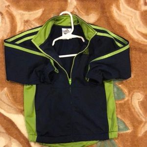 Adidas athletic zip up top